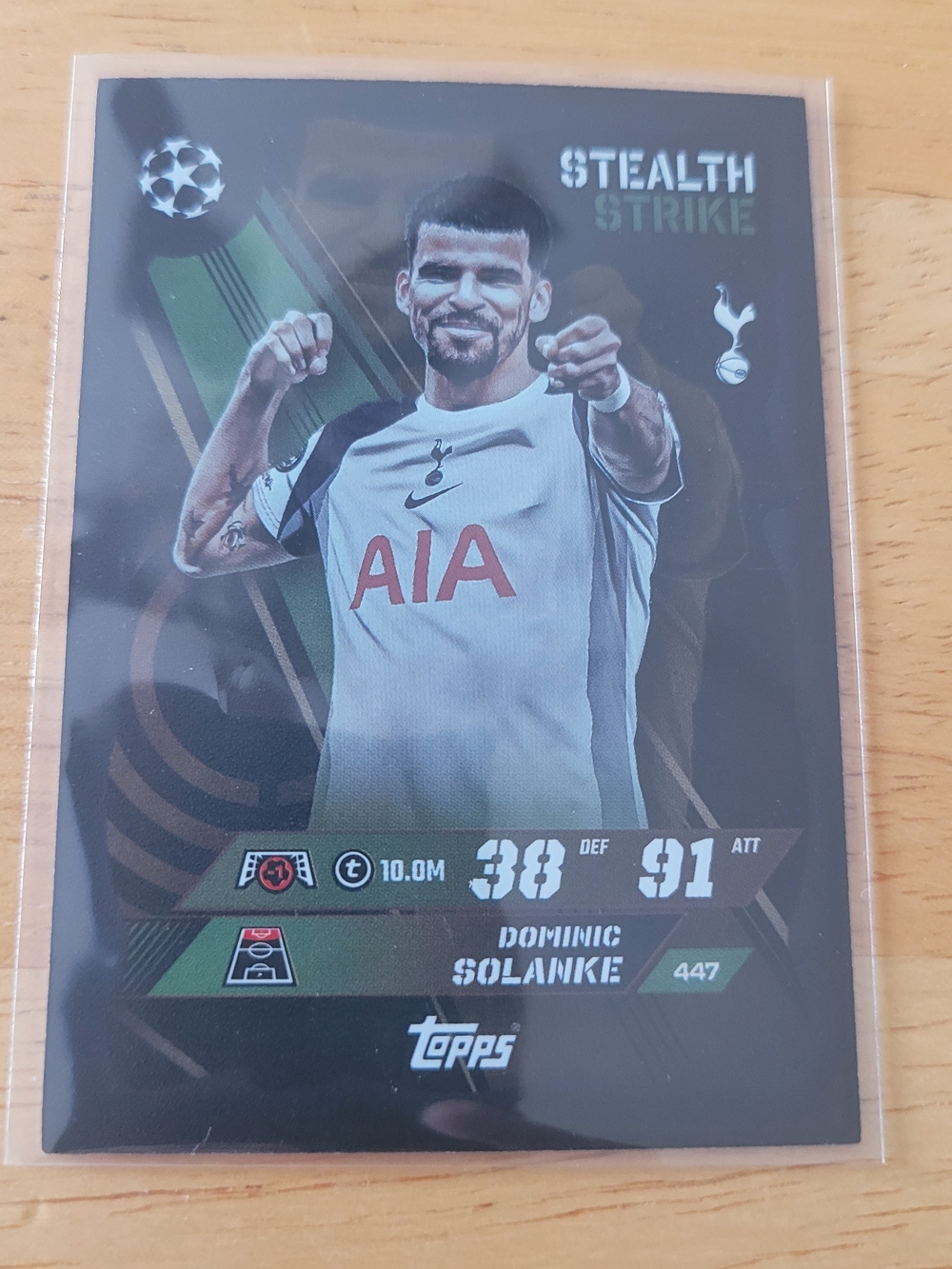 Topps Match Attax Tottenham Hotspur Card - Blue/White/Black